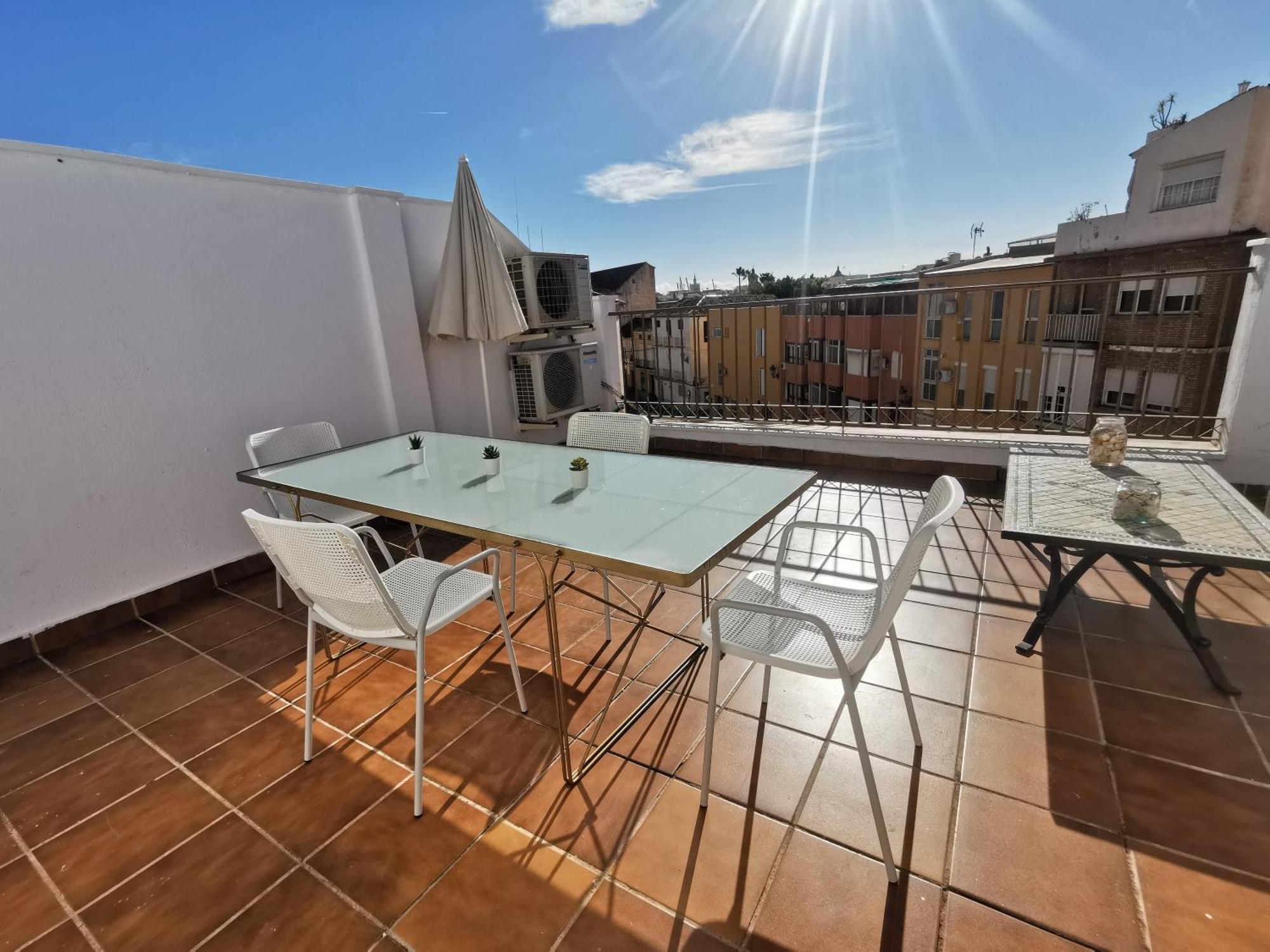 Appartement Atico Con Vistas Centro Historico / Terraza 40 M à Málaga Extérieur photo